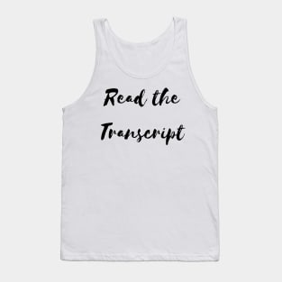 Read the transcript Tank Top